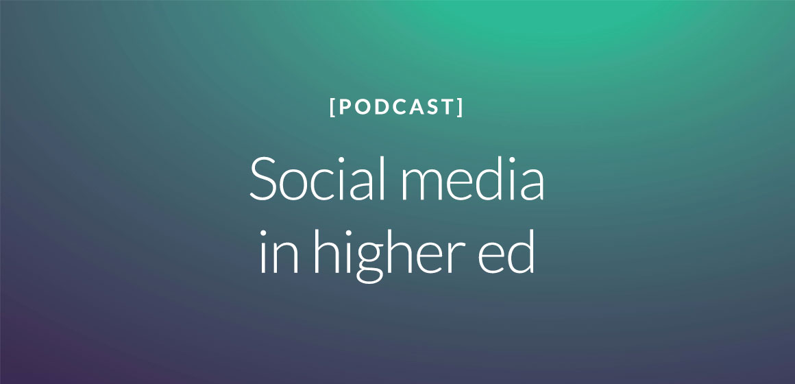 Social media in higher ed