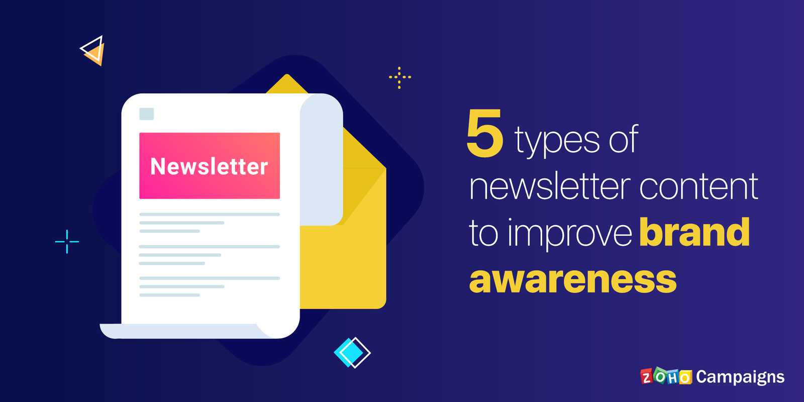 5 types of newsletter content to improve brand awareness - Zoho Blog