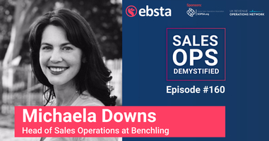 Forecasting Strategies for Sales Ops with Michaela Downs, Head of Sales Operations at Benchling