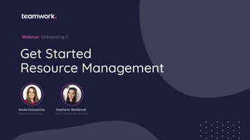 Get Started: Resource Management