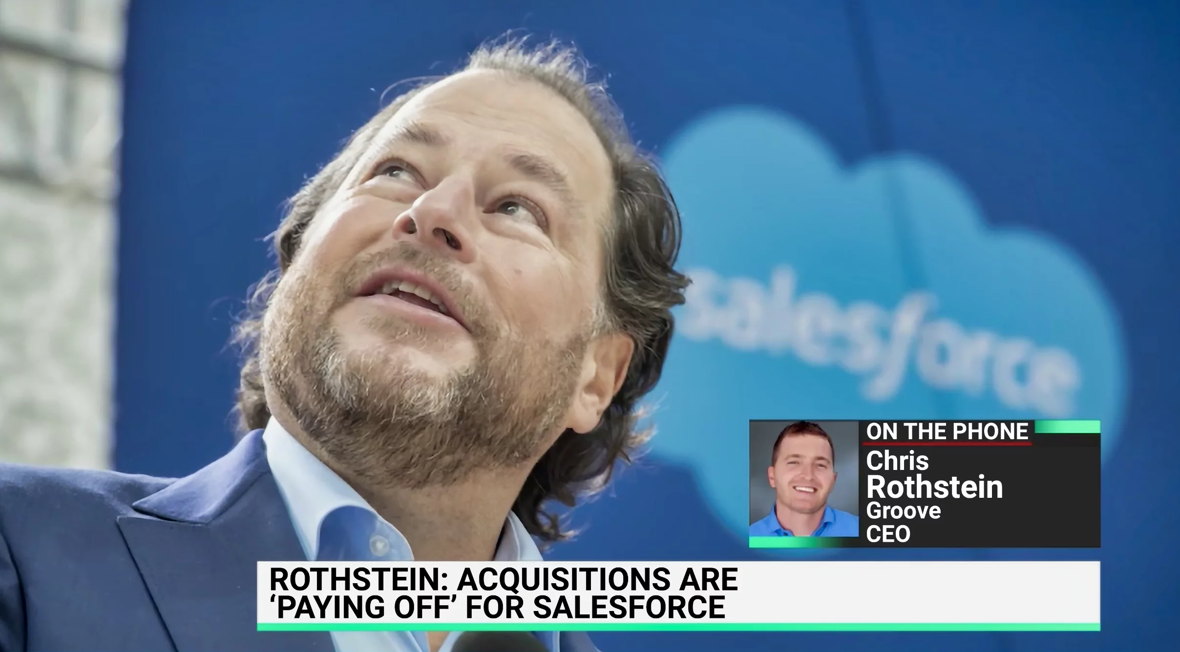 Bloomberg Technology Dives into Salesforce's Q4 2020 Earnings with Groove CEO Chris Rothstein