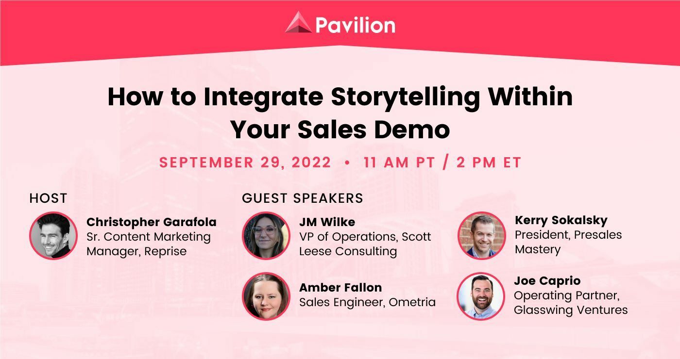 How to Integrate Storytelling Within Your Sales Demo