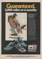 Vintage sneaker ad with unique selling point - Swipe File