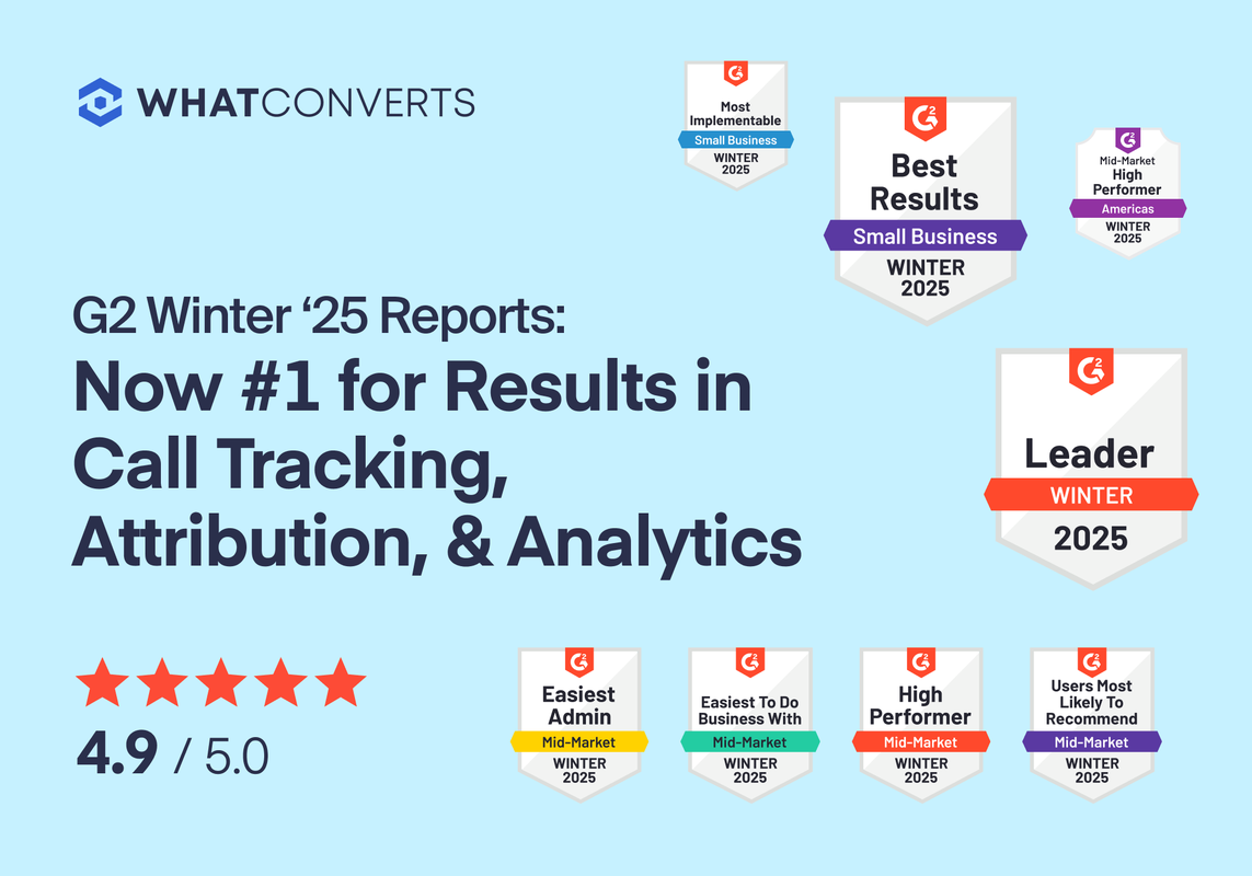 G2 Winter '25 Reports: Now #1 for Results in Call Tracking, Attribution, & Analytics