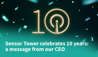 Sensor Tower Celebrates 10 years: a message from our CEO