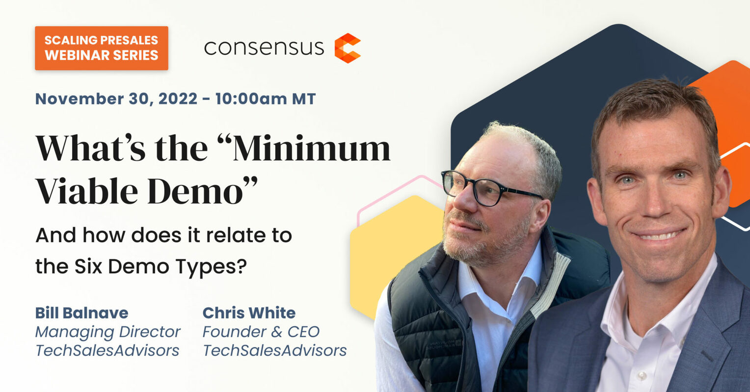 What's the "Minimum Viable Demo" & How does it relate to the Six Demo Types?