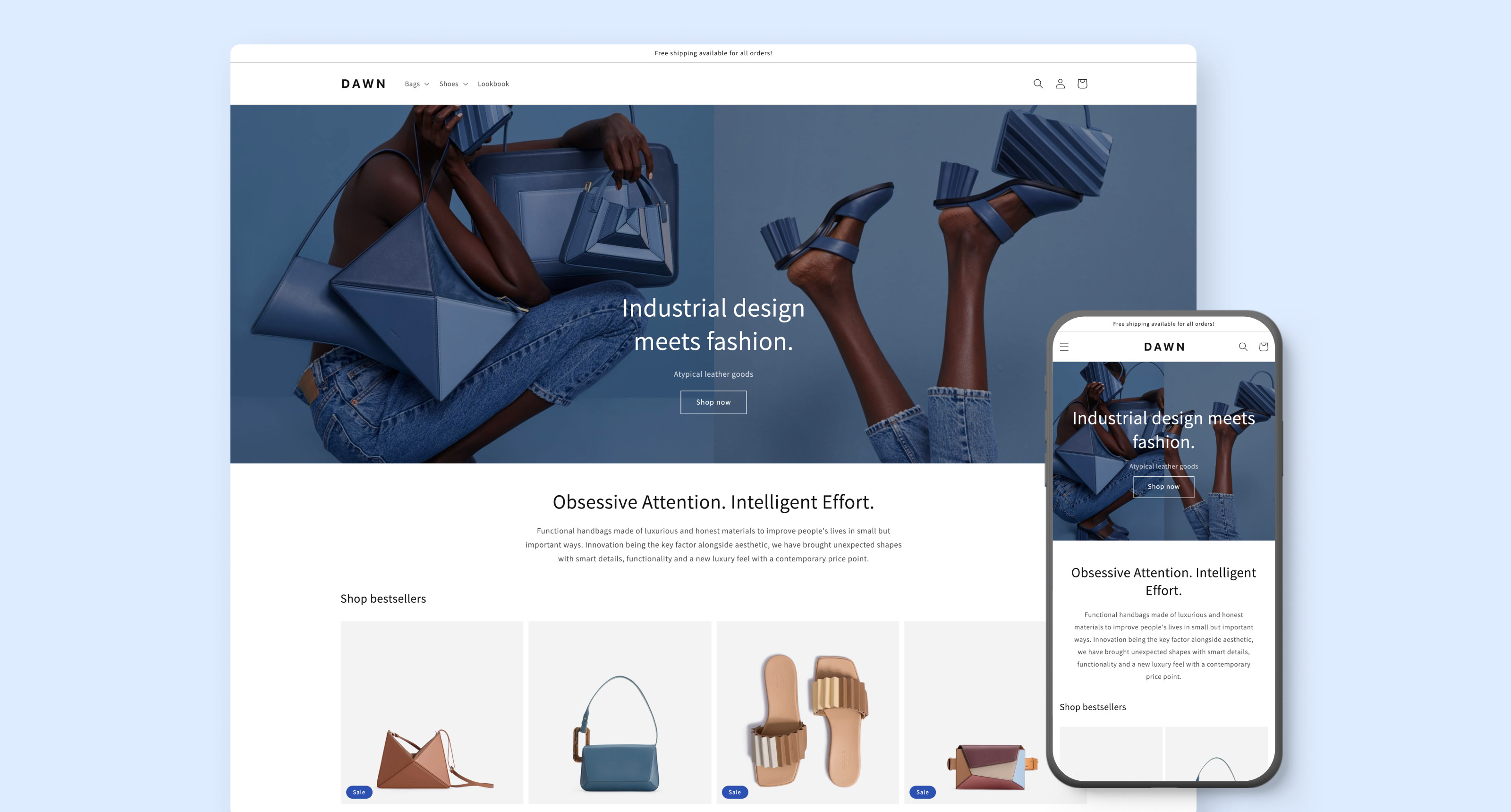 Unpack the features of Dawn, Shopify's flexible, mobile-first theme