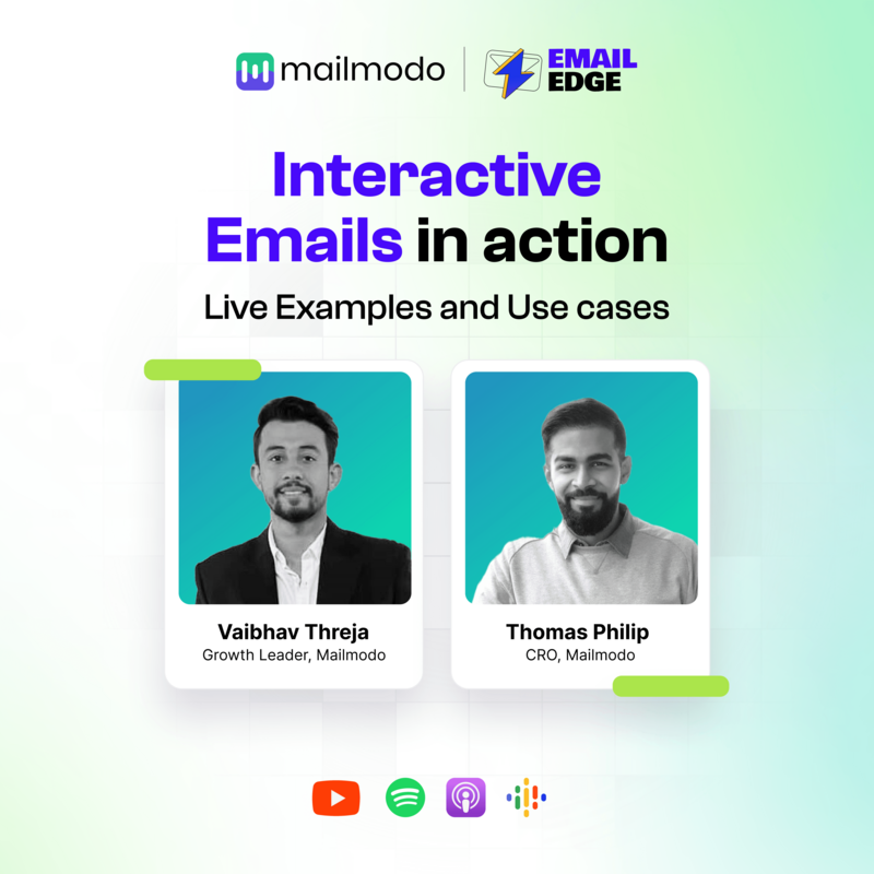 Interactive emails in action: Live examples and use cases
