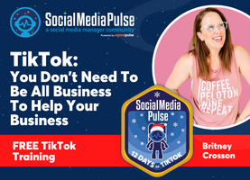 You Don't Need To Be All Business On TikTok To Help Your Business (Britney Crosson)
