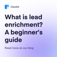 What is lead enrichment? A beginner's guide for B2B marketers 