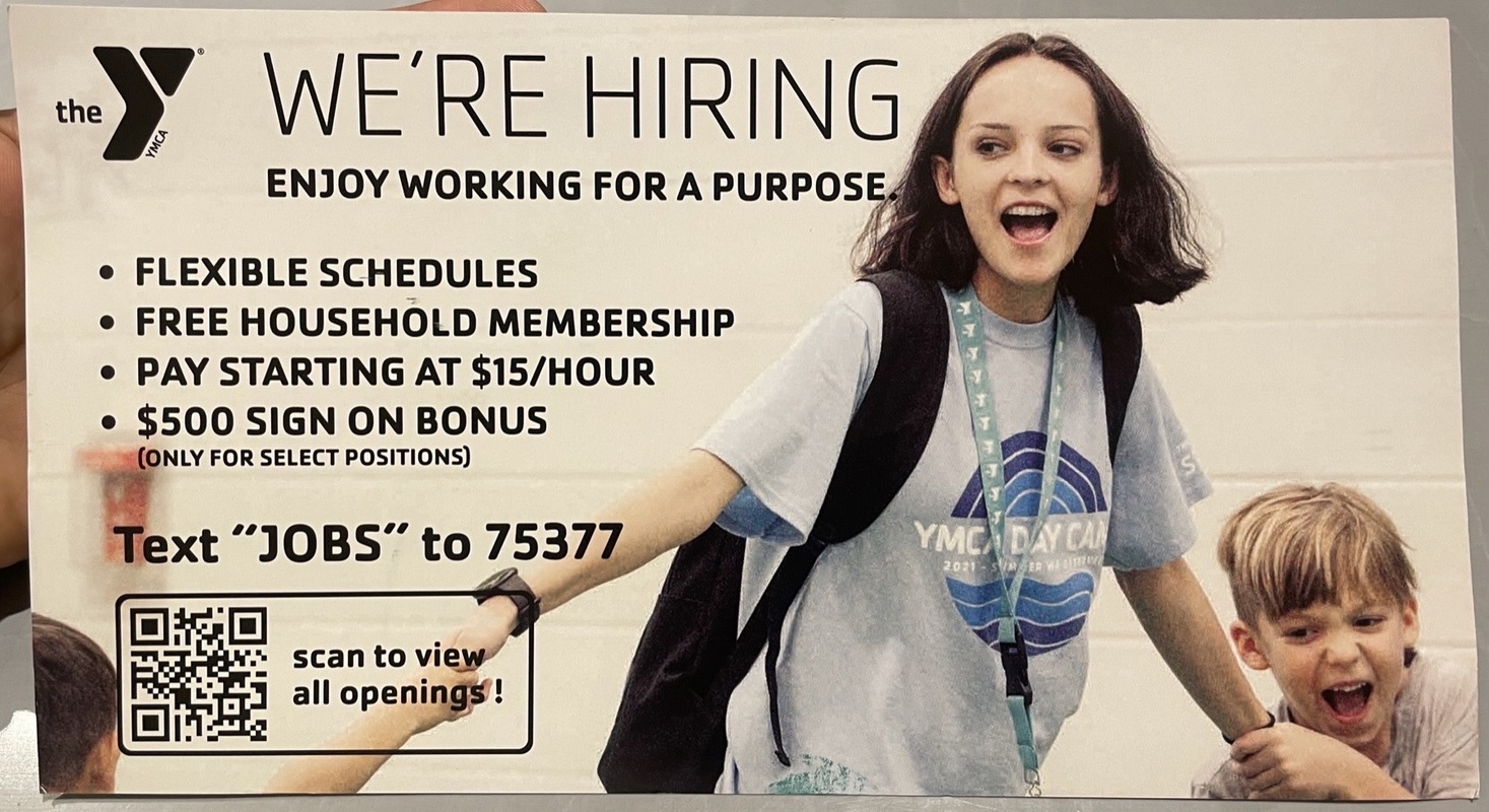 YMCA Hiring Direct Mail - Swipe File