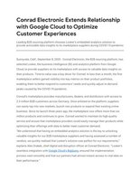 Conrad Electronic Extends Relationship with Google Cloud to Optimize Customer Experiences