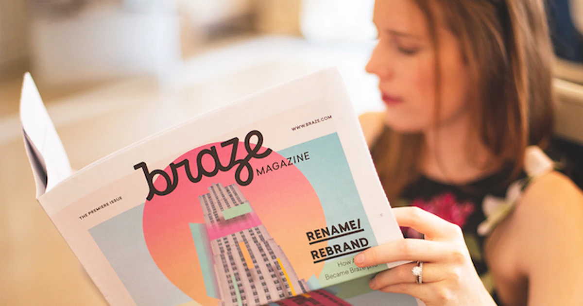 Make Your Marketing More Creative with Braze Magazine's new...