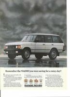 Range Rover ad with a clever price call out headline - Swipe File
