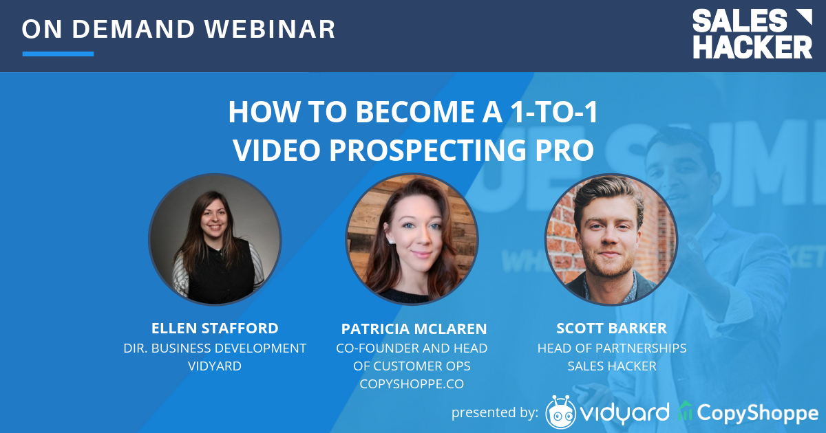 How to Become a 1-to-1 Video Prospecting Pro
