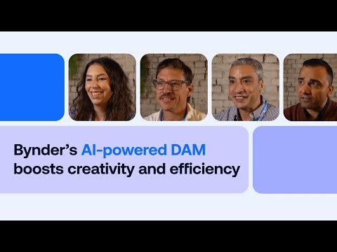 Bynder's AI-powered DAM boosts creativity and efficiency | Customer Story
