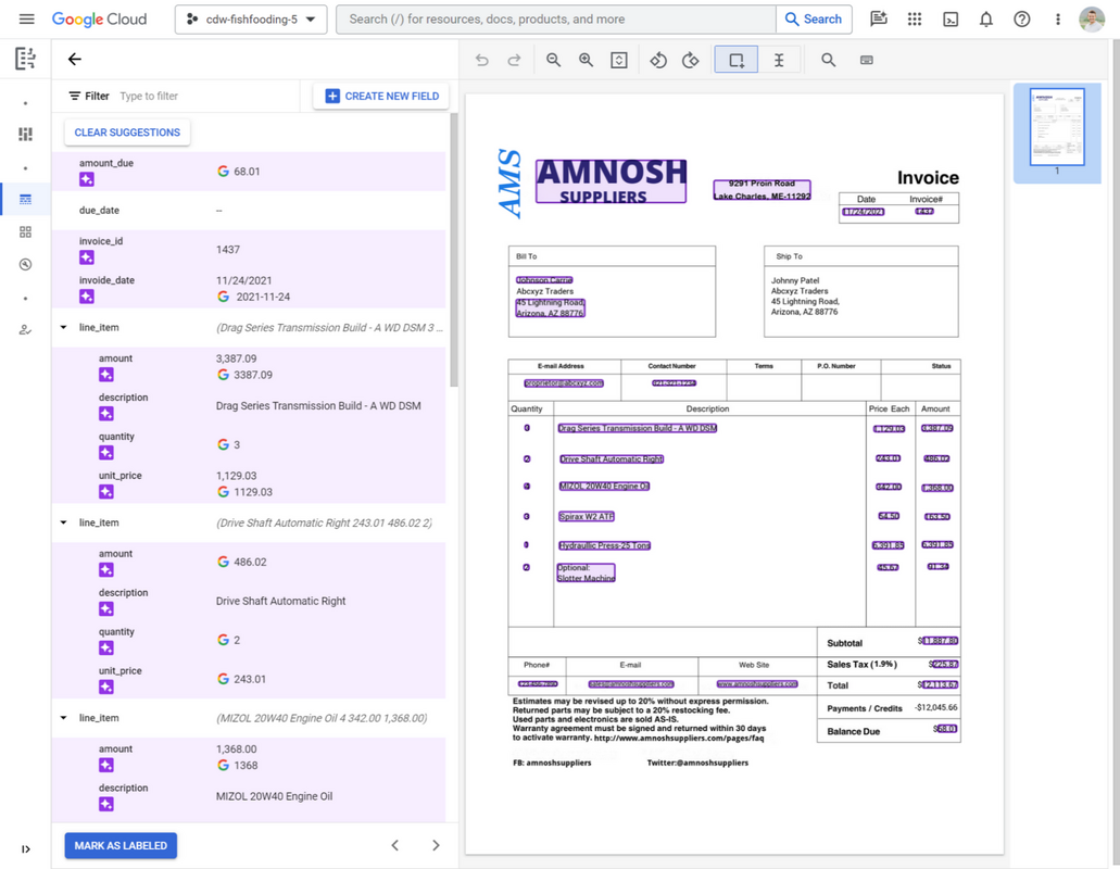 Document AI Workbench is now powered by generative AI to structure document data faster