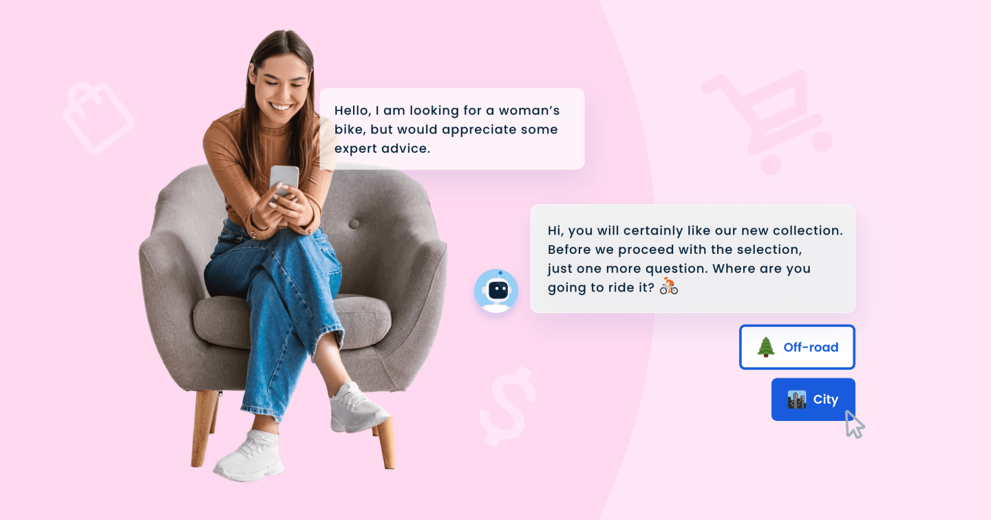 Conversational Ecommerce Chatbot: 5 Use Cases [Examples]