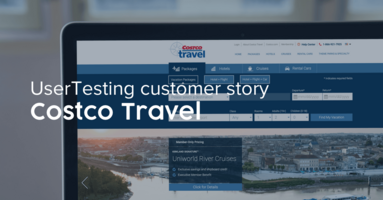Costco Travel + UserTesting