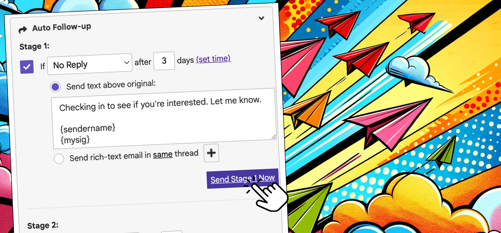 How to Manually Send an Auto Follow-Up Stage On Demand in GMass