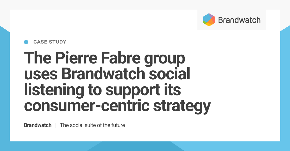 Pierre Fabre group uses Brandwatch social listening 