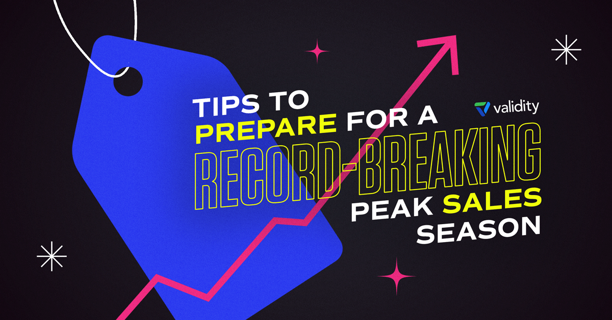 Email Tips to Prepare for a Record-Breaking Peak Sales Season