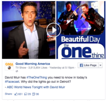 ABC's World News Tonight Debuts Facebook Newscast