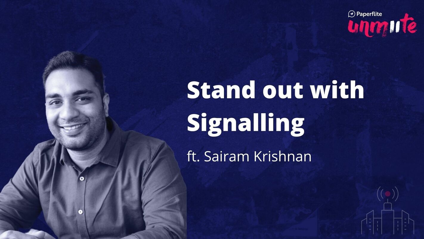 Stand out with Signalling