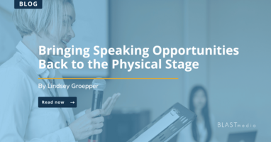 Bringing Speaking Opportunities Back to the Physical Stage