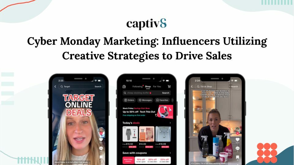 Cyber Monday Marketing: Influencers Utilizing Creative Strategies to Drive Sales
