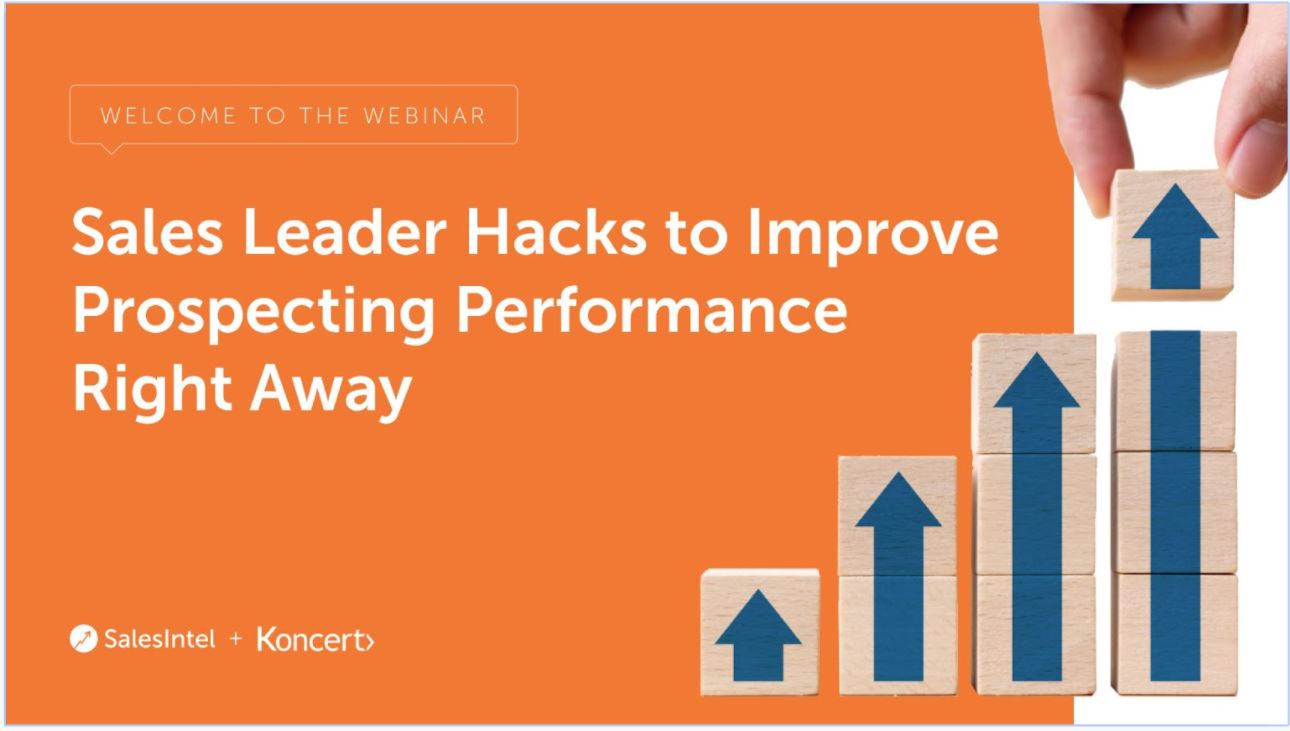 Sales Leader Hacks to Improve Prospecting Performance Right Away