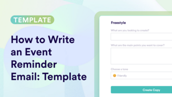 Event Reminder Email Templates: How To Write & Examples