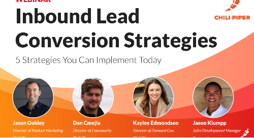 Inbound Lead Conversion Strategies Webinar – 5 Strategies You Can Implement Today
