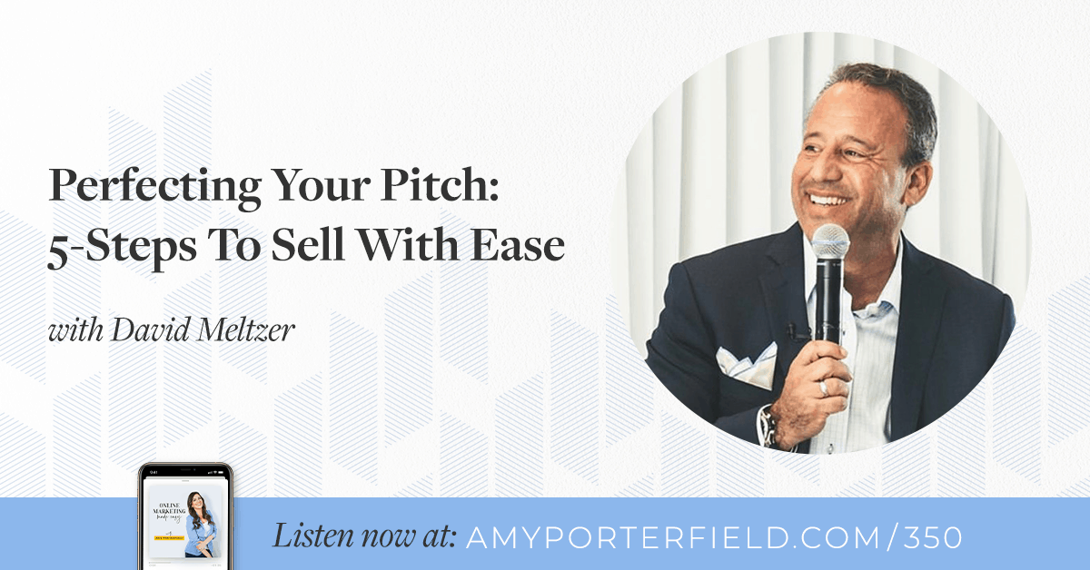#350: Perfecting Your Pitch: 5-Steps To Sell With Ease with David Meltzer 