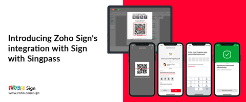 Introducing Zoho Sign's integration with Sign with Singpass
