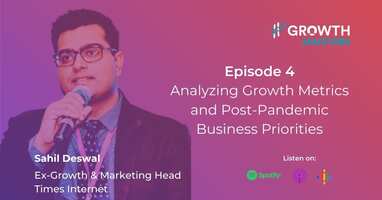 Analyzing Growth Metrics, Growth Teams, & Post-Pandemic Business Priorities With Sahil Deswal