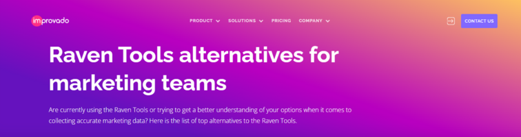 Raven Tools alternatives for marketing teams