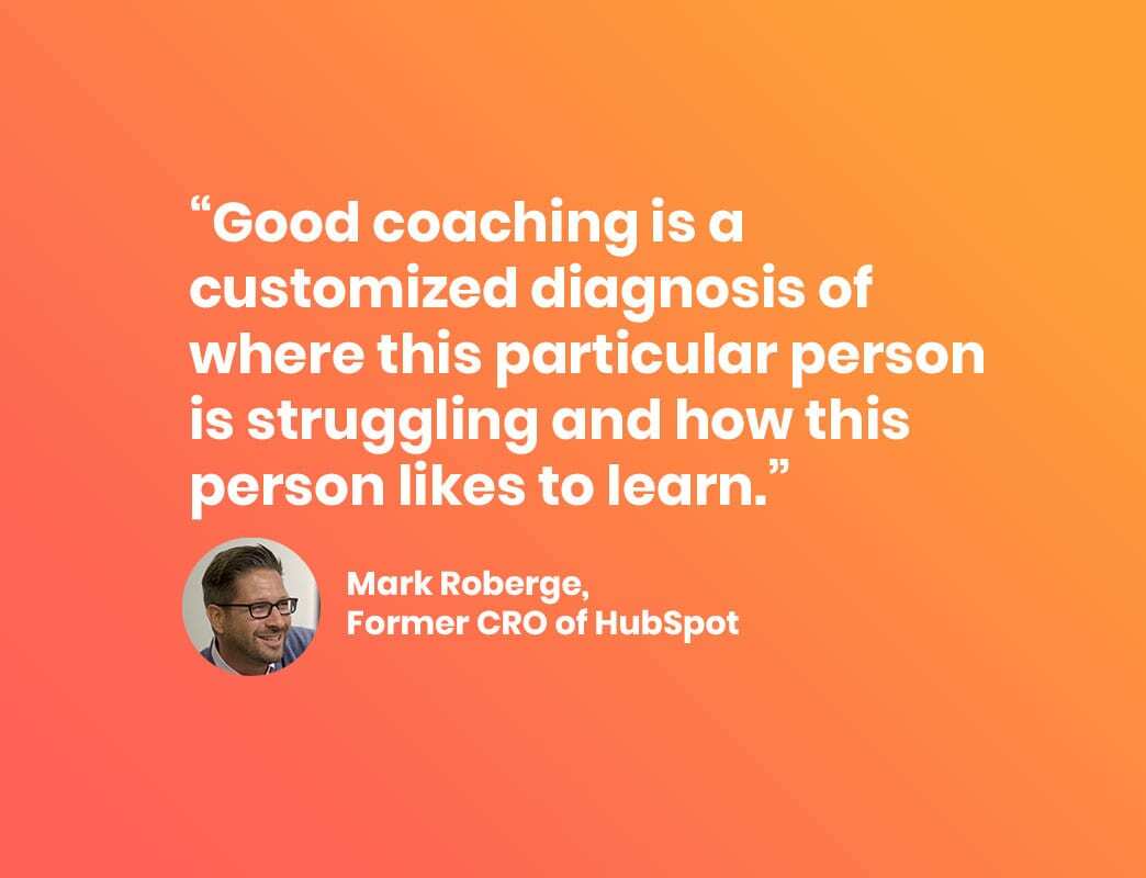 People Leading People: Mark Roberge, Former CRO of HubSpot, on coaching sales teams