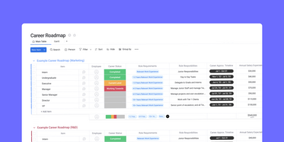 Achieve your goals with a career planning template