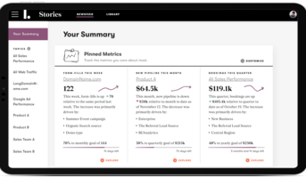 January Release: Lexio tracks your 2021 goals and surfaces key insights to you
