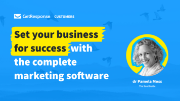 Pamela Moss, GetResponse customer