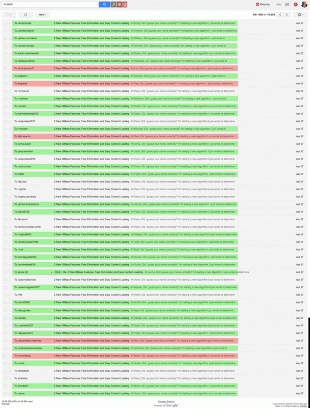 New Feature: Detect a person's first name from just an email address