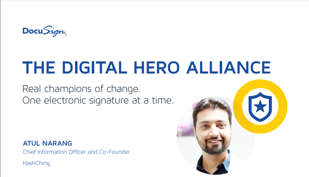 Real champions of change. One electronic signature at a time.