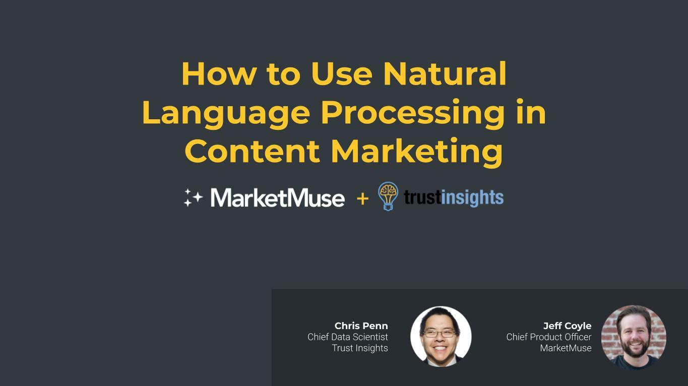 How to Use Natural Language Processing in Content Marketing