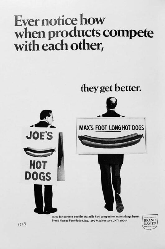 Brand Names Foundation "Competition" Ad - Swipe File