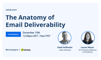 The Anatomy of Email Deliverability