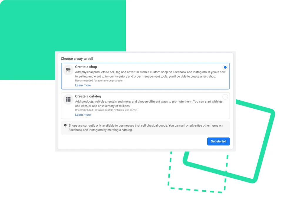 How to create a Facebook Shop