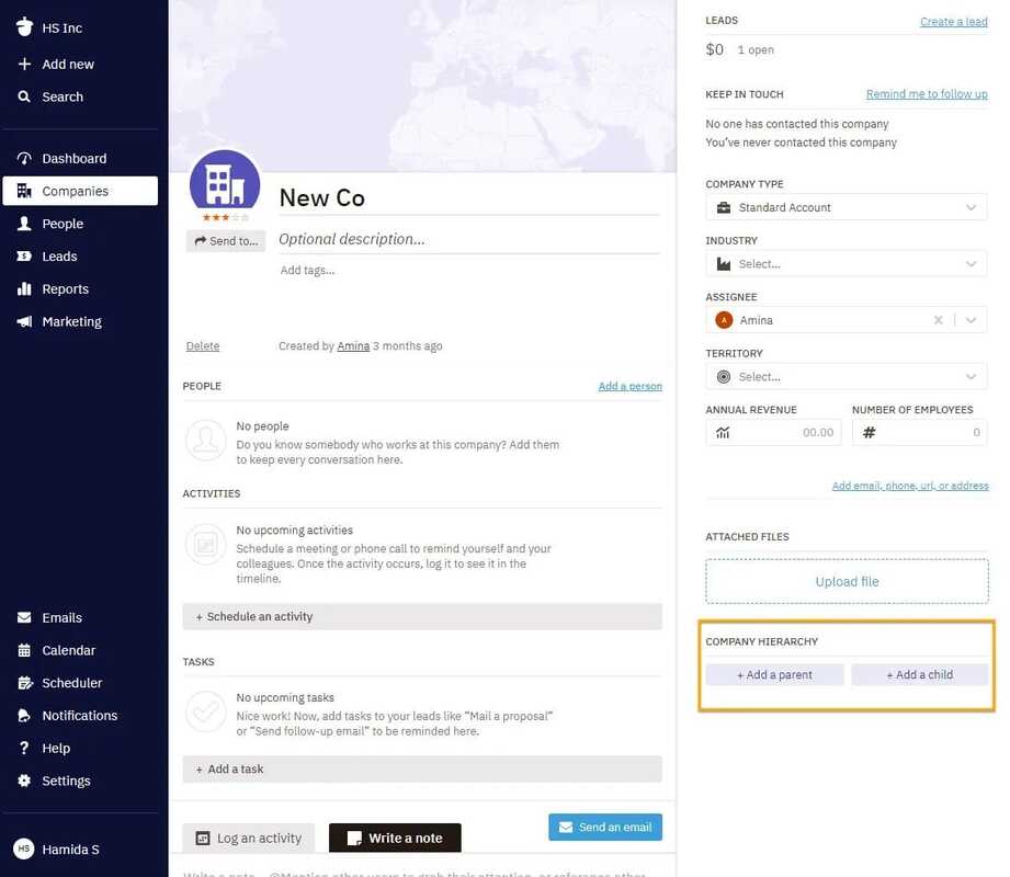 Introducing Company Hierarchy in Nutshell