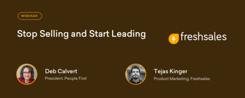 Stop Selling and Start Leading - Boost your sales effectiveness!