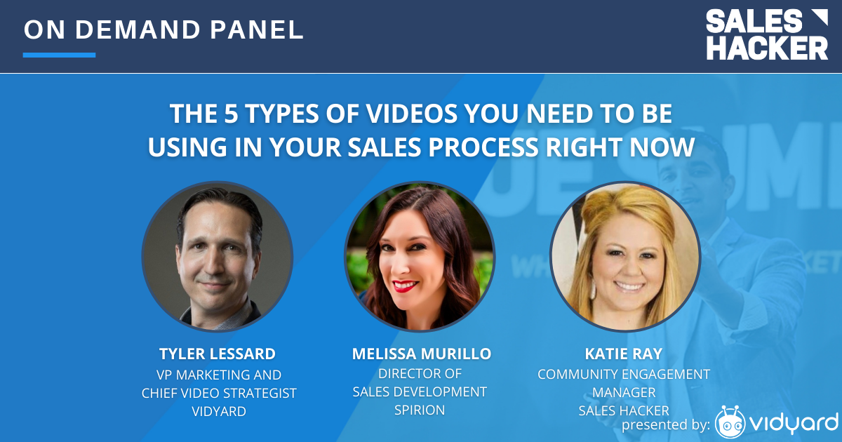 The 5 Types of Videos You Need to be Using in Your Sales Process Right Now